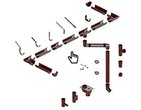 Водосточная система «BRYZA» (ПВХ)