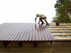 Монтаж металлочерепицы