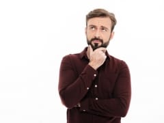 мужик задумался